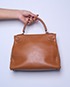 Kelly Retourne 28cm Veau Courchevel Leather in Gold, back view